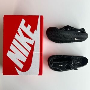 Nike Sunray Protect Toddler's Black Sandals (8C) with Box